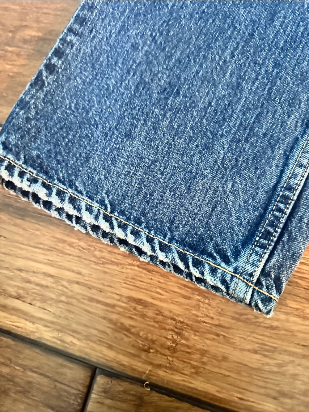 Moussy Vintage Widstoe Wide Straight Distressed Denim Jeans NWT Size 27 Women's - Picture 4 of 8